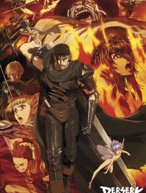 BERSERK - POSTER - "GROUPE"- ROULE FILME (91.5X61)