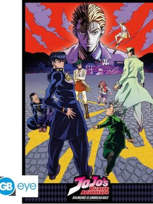 JOJO'S BIZARRE ADVENTURE - POSTER "DIAMOND" ROULE FILME (91.5X61)