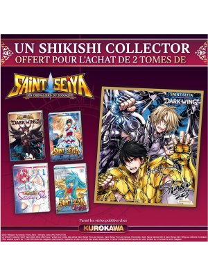 SHIKISHI SAINT SEIYA DARK WING (OFFERT SOUS CONDITION)
