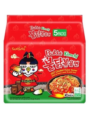 RAMEN HOT CHICKEN KIMCHI (PACK DE 5)