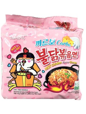 RAMEN HOT CHICKEN CARBONARA (PACK DE 5)