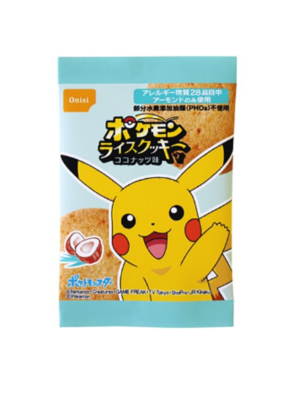 MINI BISCUIT POKEMON - NOIX DE COCO