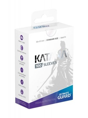 ULTIMATE GUARD - KATANA - SLEEVES TAILLE STANDARD TRANSPARENT - 100 SLEEVES
