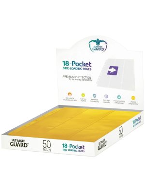 18-POCKET PAGES SIDE-LOADING JAUNE (50)