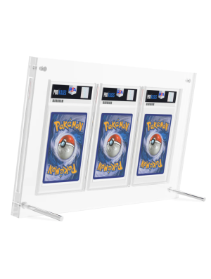 PROTECTION PRESENTOIR POUR 3 CARTES PSA ACRYLIQUE UV RÉSISTANT