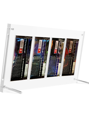 PROTECTION PRESENTOIR 4 BOOSTER ACRYLIQUE UV RÉSISTANT