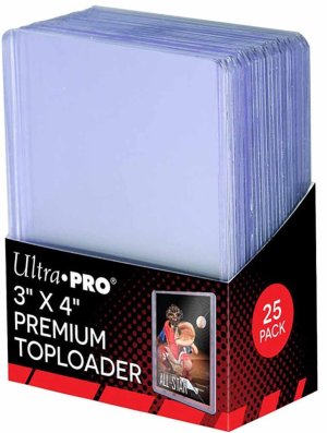 TOPLOADERS - SUPER CLEAR PREMIUM - STANDART SIZE (X25 )