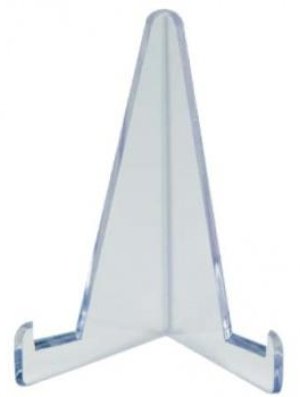 SMALL LUCITE STAND FOR CARD HOLDERS