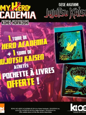 POCHETTE À LIVRES MHA/JJK (OFFERTE SOUS CONDITION)