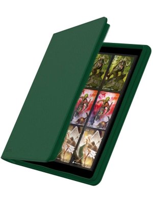 ULTIMATE GUARD - PORTFOLIO 24-POCKET QUADROW ZIPFOLIO XENOSKIN 480 - VERT