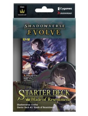 SHADOWVERSE EVOLVE - STARTED DECK - SD02 BLADE OF RESENTMENT EN