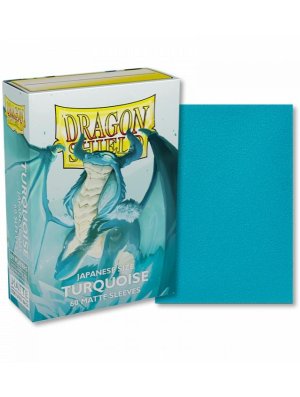 DRAGON SHIELD - 60 PROTEGE-CARTES MINI MAT - TURQUOISE