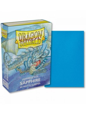DRAGON SHIELD - 60 PROTEGE-CARTES MINI MAT - SAPPHIRE