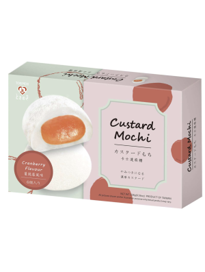 CUSTARD MOCHI - CRANBERRY (168G)