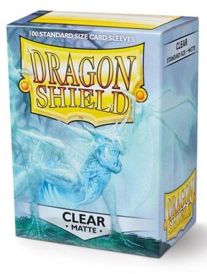 DRAGON SHIELD - 100 PROTEGE-CARTES STANDARD MAT - TRANSPARENT