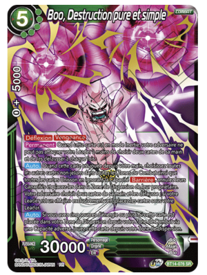 BT14-076 (SR) - BOO, DESTRUCTION PURE ET SIMPLE