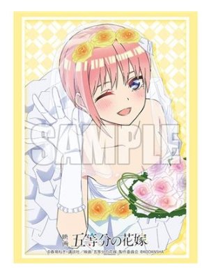 BUSHIROAD - 75 PROTEGE-CARTES STANDARD - VOL.424 THE QUINTESSENTIAL QUINTUPLETS ICHIKA NAKANO VER.BR