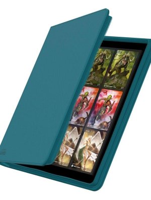 ULTIMATE GUARD - PORTFOLIO 24-POCKET QUADROW ZIPFOLIO XENOSKIN 480 - BLEU PETROLE