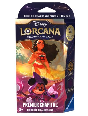 DISNEY TCG LORCANA DECK DE DEMARRAGE (AMBRE/AMETYSTE) - MICKEY ET VAIANA