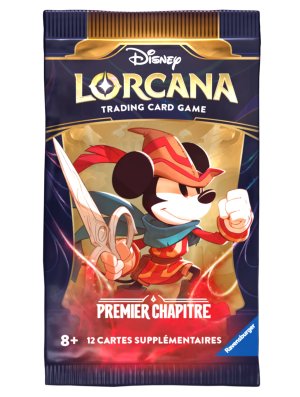 DISNEY TCG LORCANA - 1 BOOSTER UNITAIRE PREMIER CHAPITRE (FR)