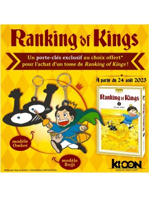 PORTE CLE RANKING OF KINGS - OMBRE (OFFERT SOUS CONDITION)