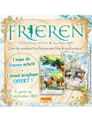 STAND ACRYLIQUE FRIEREN (OFFERT SOUS CONDITION)