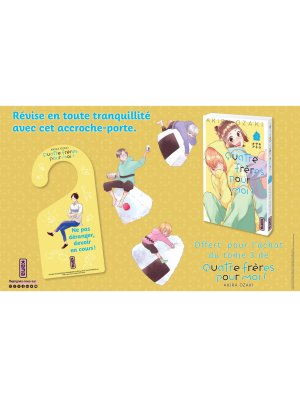 ACCROCHE PORTE QUATRE FRERES POUR MOI (OFFERT SOUS CONDITION)