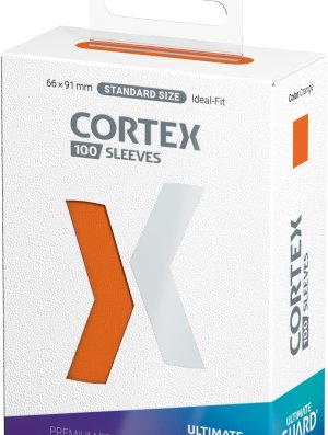 ULTIMATE GUARD - 100 PROTEGE-CARTES STANDARD CORTEX - ORANGE