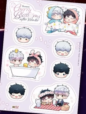 STICKERS CHERRY BLOSSOMS AFTER WINTER (OFFERT SOUS CONDITION)