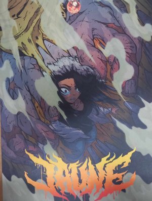 AFFICHE JAUNE BULLE EN STOCK (30 x 42 cm)