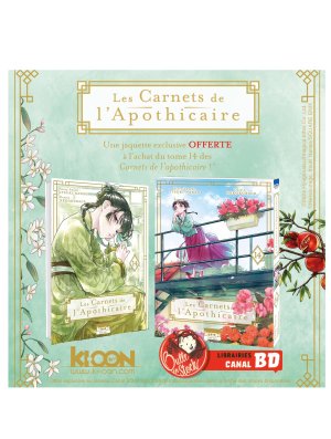 CARNETS DE L'APOTHICAIRE TOME 14 - JAQUETTE EXCLUSIVE CANAL BD