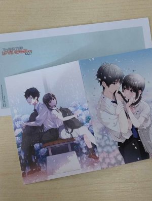 CARTE POSTALE TO END THIS LOVE GAME... + ENVELOPPE