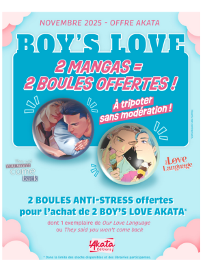 LOT DE 2 BOULES ANTI-STRESS YAOI AKATA 2025