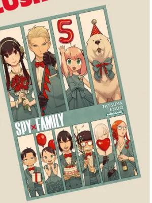 CARTE POSTALE SPY X FAMILY 2025