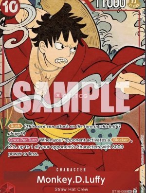 OP [EN] AS1 (ALT) ST10 006 MONKEY.D.LUFFY (SUPER RARE)