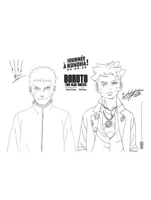 EX-LIBRIS NARUTO ET BORUTO - JOURNEE A KONOHA