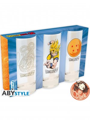DRAGON BALL SET 3 VERRES
