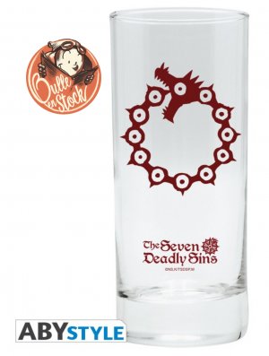 SEVEN DEADLY DIND - VERRE "EMBLEME"