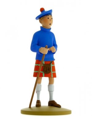 TINTIN - TINTIN EN KILT - FIGURINE RESINE