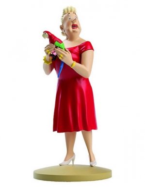 TINTIN - CASTAFIORE AU PERROQUET - FIGURINE RESINE