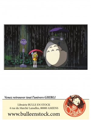 GHIBLI - MON VOISIN TOTORO BUS STOP DIGIGRAPHIE SUR BOIS