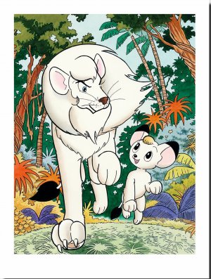 AFFICHE D'ART TEZUKA LE ROI LÉO 