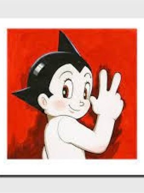 AFFICHE D'ART TEZUKA ASTRO BOY 1 ROUGE