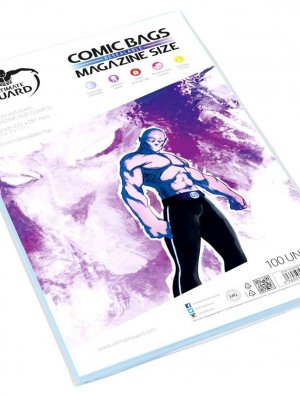 MAGAZINE BAGS REFERMABLE FORMAT COMICS URBAN OU MANGA DELUXE 22X28CM (X100)