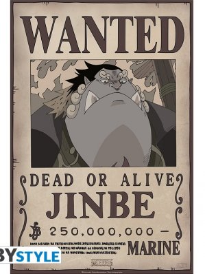 ONE PIECE - POSTER "WANTED JINBE"