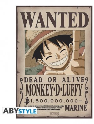 ONE PIECE - POSTER "WANTED LUFFY NEW 2"