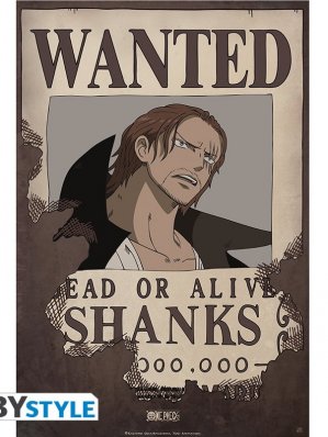 ONE PIECE - POSTER "WANTED SHANKS"