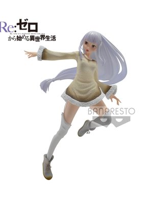 RE ZERO STARTING LIFE IN ANOTHER WORLD : ESPRESTO - EMILIA (21cm) / REF : BAN16939