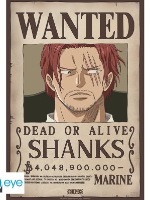 ONE PIECE - POSTER "WANTED SHANKS"