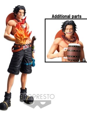ONE PIECE : GRANDISTA NERO - PORTGAS D. ACE (28cm) / REF : BAN17875